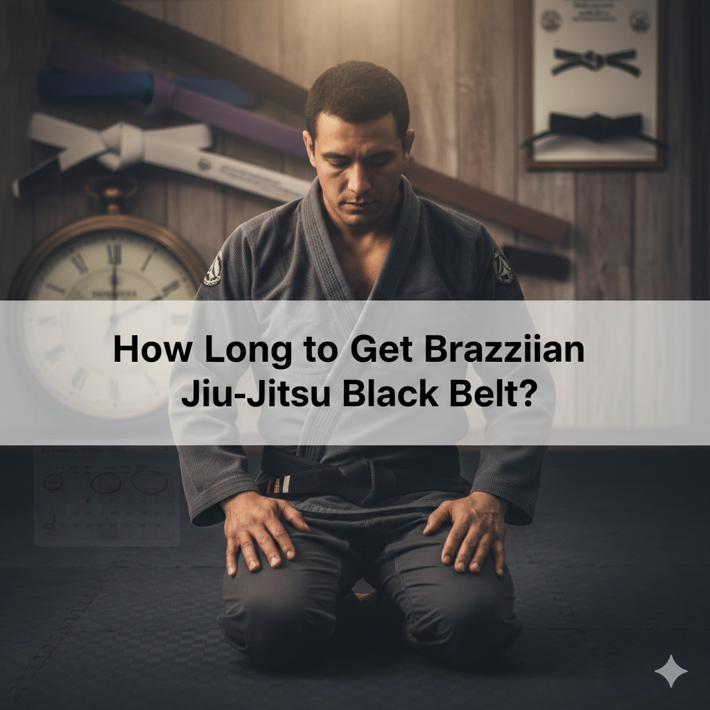 How long to get brazilian jiu jitsu black belt